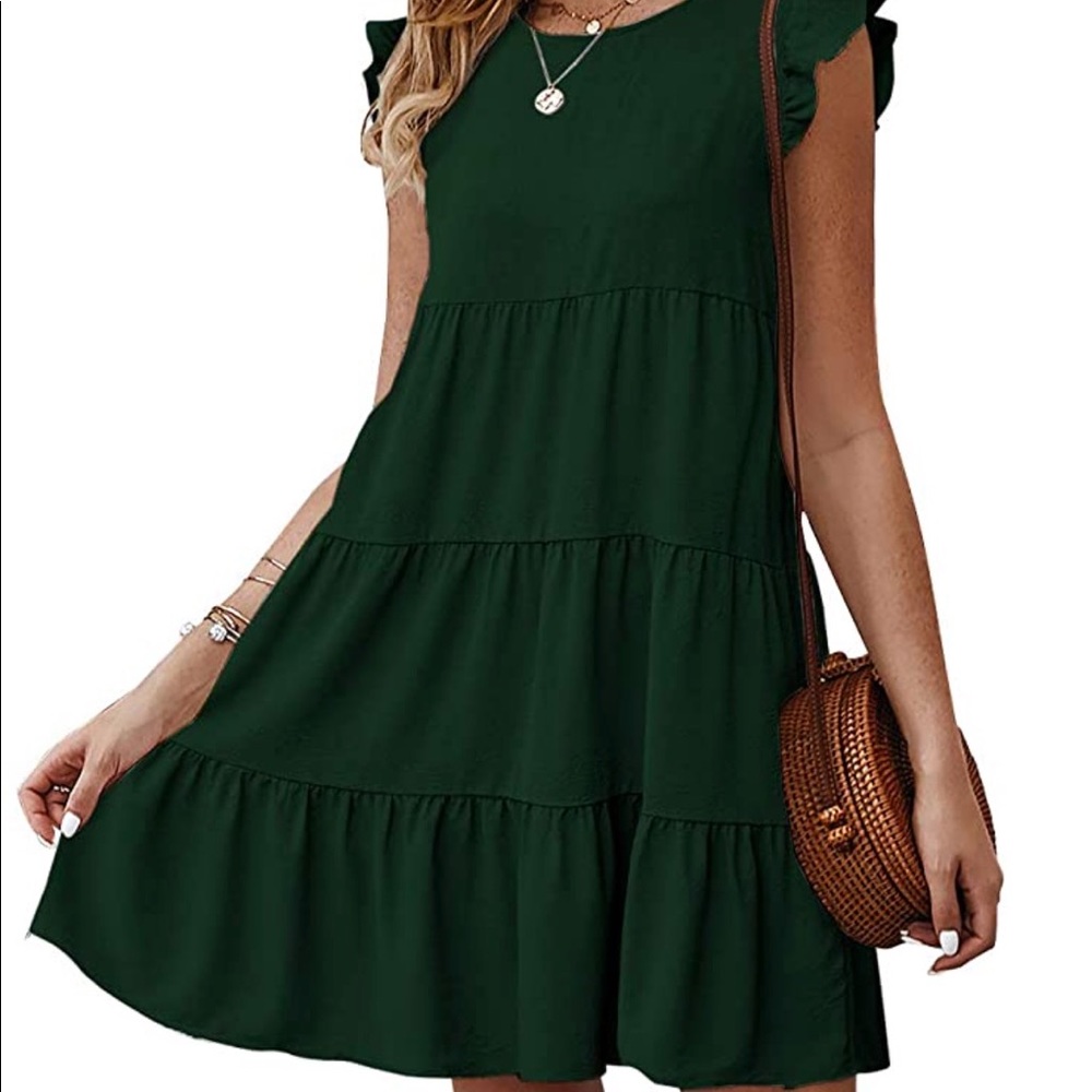 Kirundo dark green dress size small, NWT
